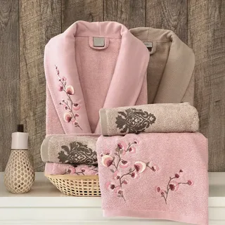 تصویر 3 از حوله تن‌ پوش گلدار مناسب هدیه و استفاده روزمره